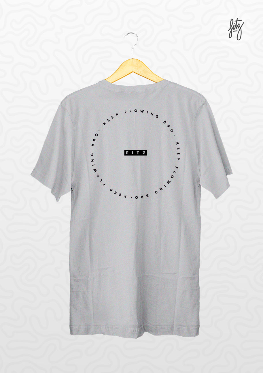 Polera "FITZ keep flowing bro"