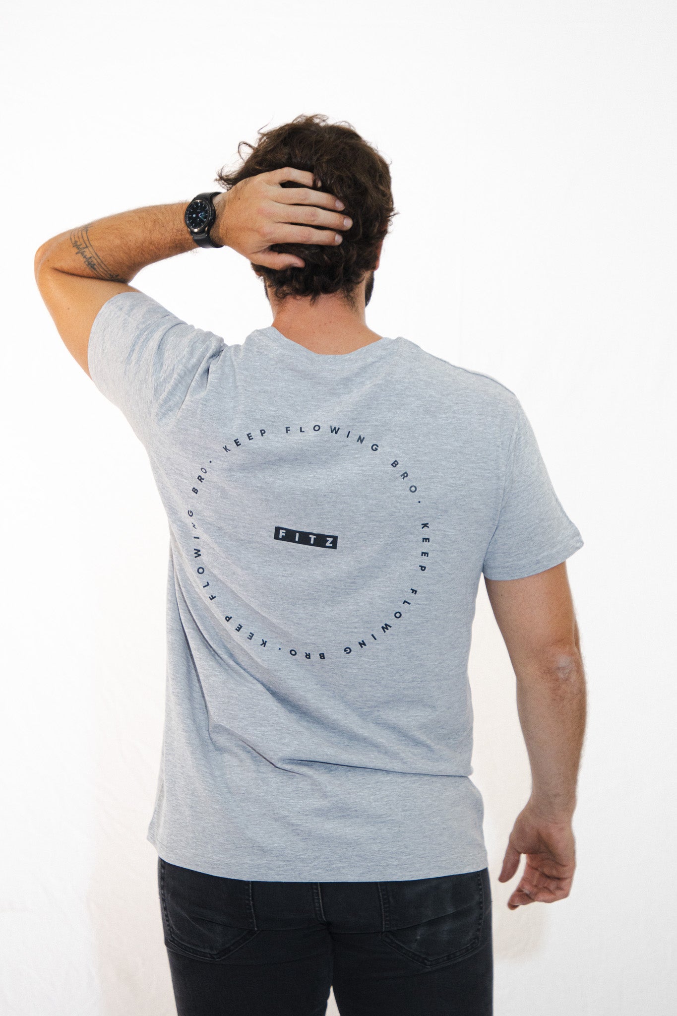 Polera "FITZ keep flowing bro"