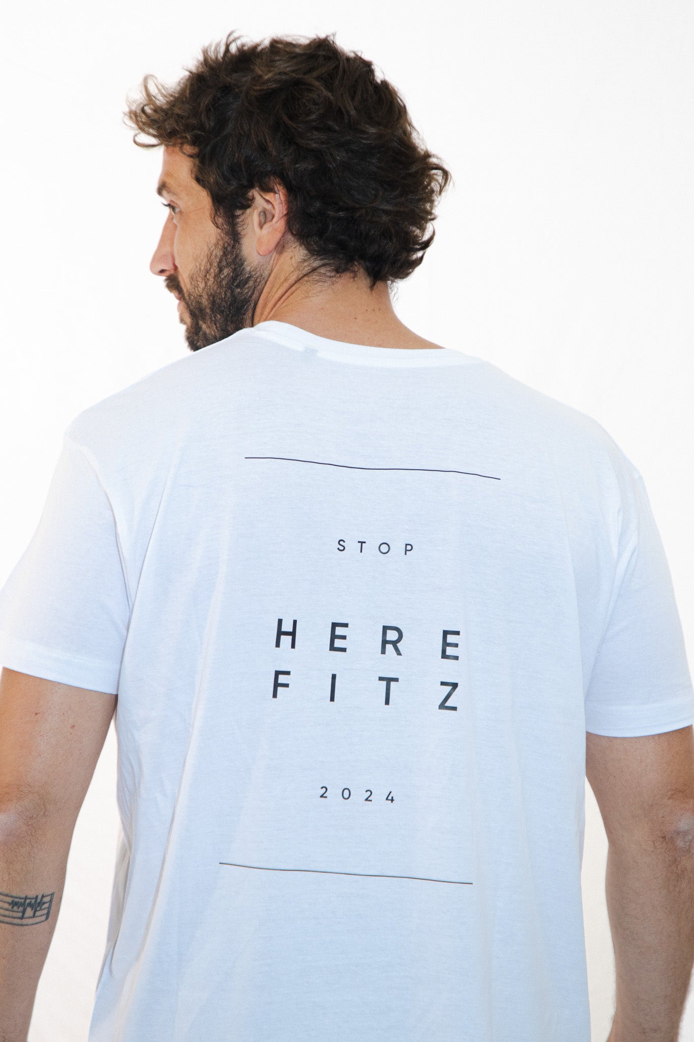 Polera "FITZ Stop here FITZ"