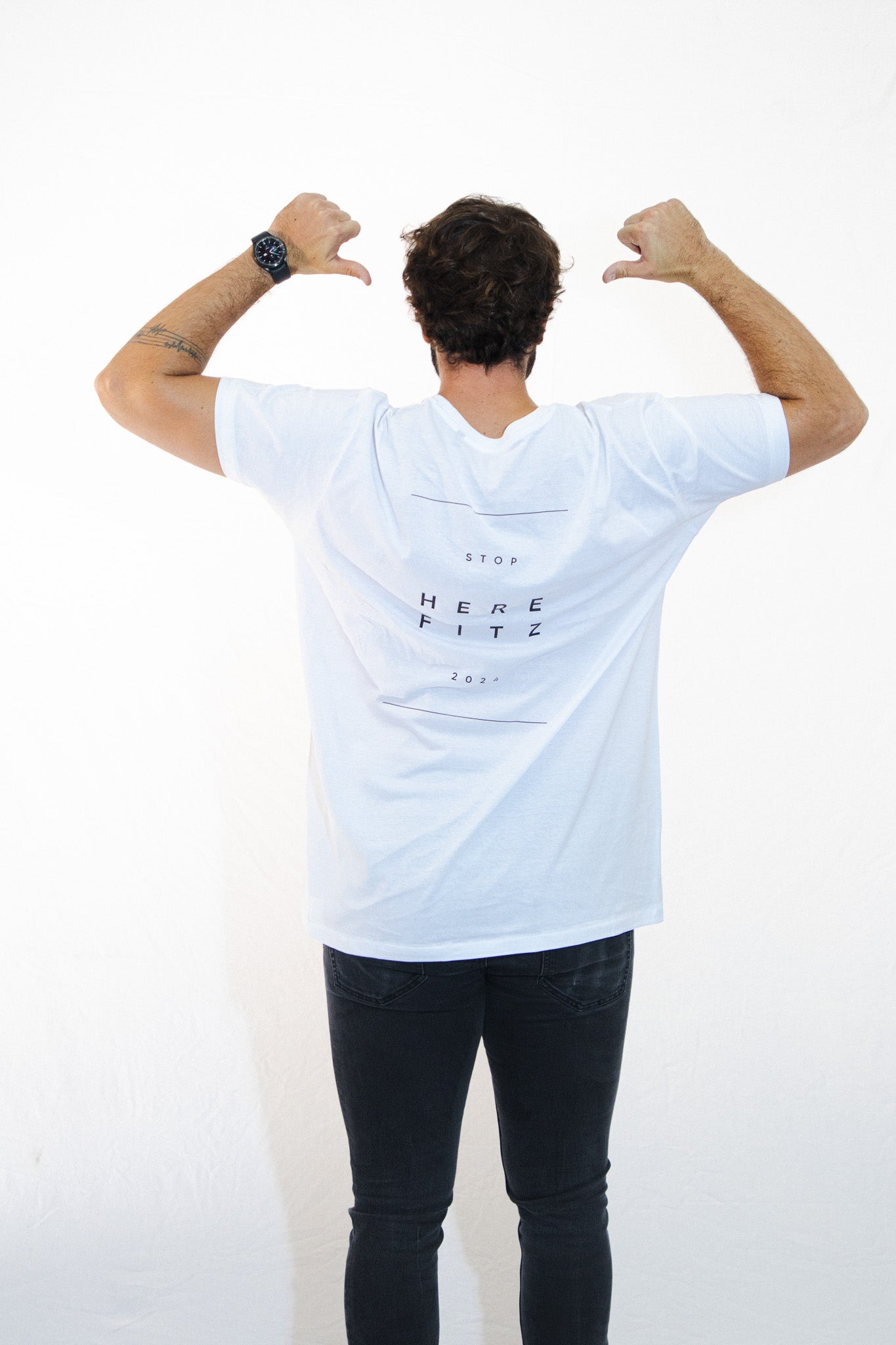 Polera "FITZ Stop here FITZ"